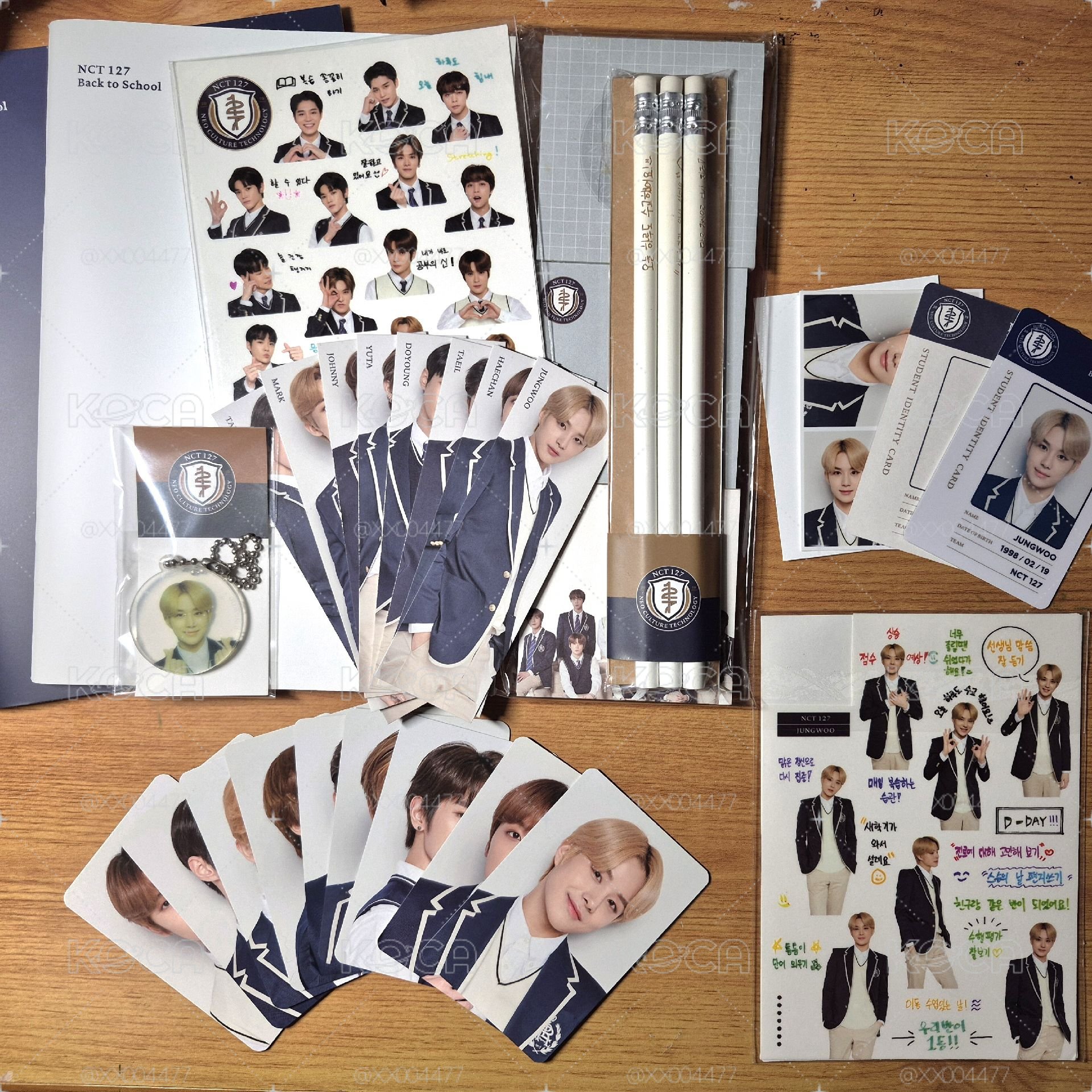 NCT 127 Back to school Jungwoo kit