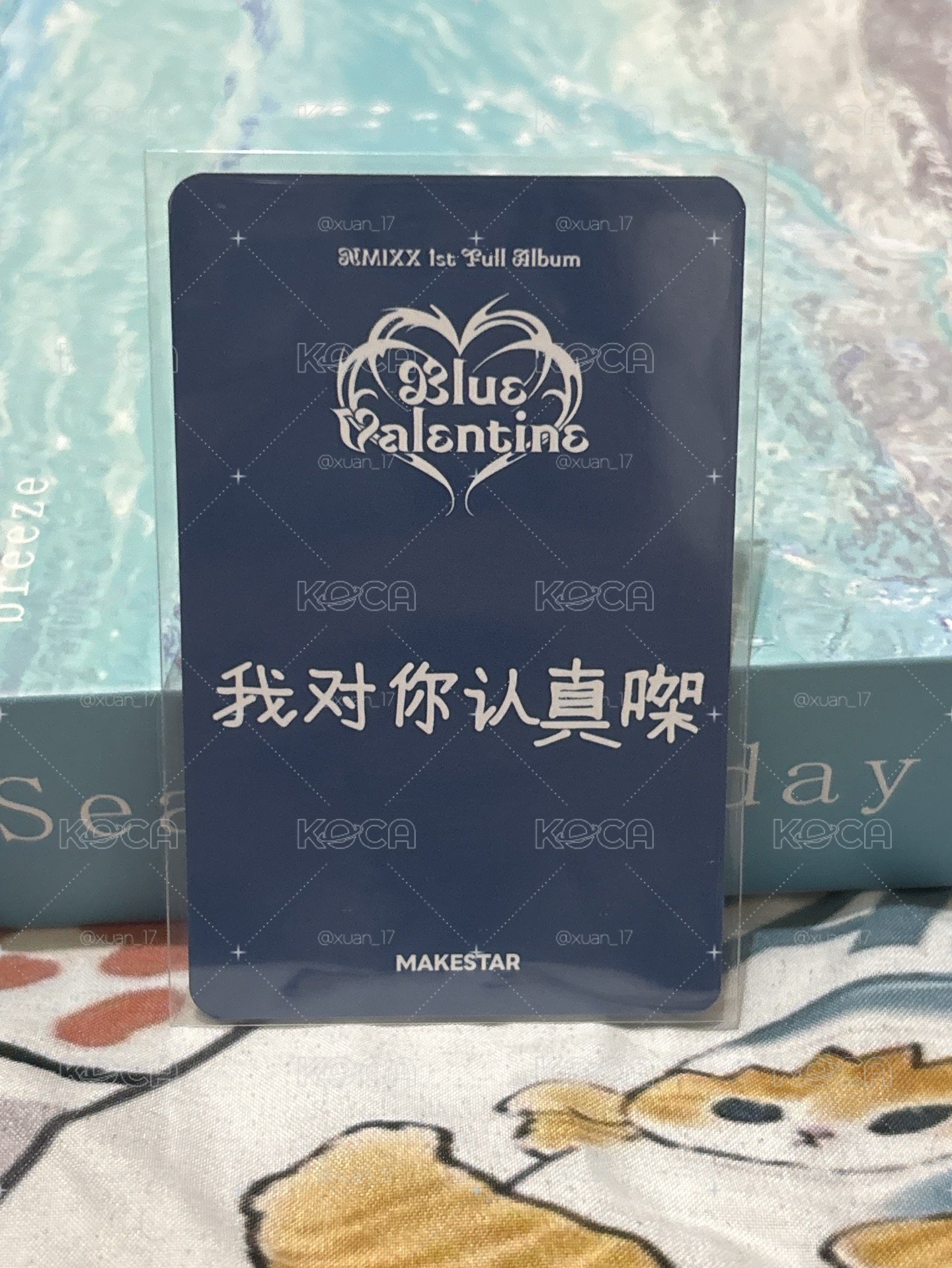 正規一 ms 23.0 香港 簽售卡 港風少女（中背：我對妳認真㗎）