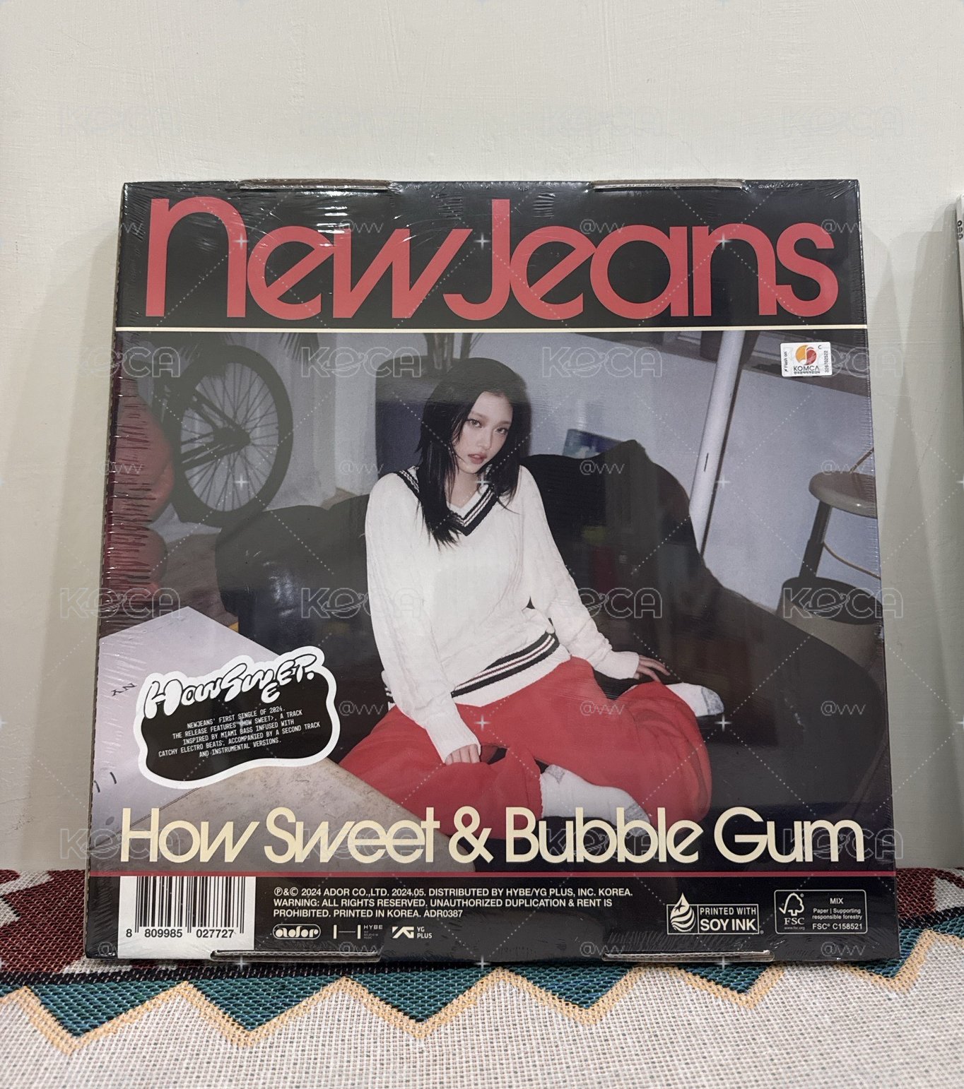 Newjeans 披薩盒 Haerin