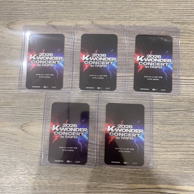 K-WONDER ITZY入場卡一套