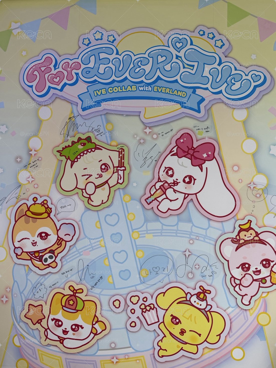 二梯 IVE MINIVE × 愛寶樂園 週邊