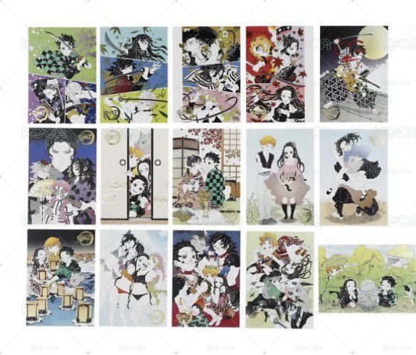 原畫展 箔押卡 燙金插畫卡