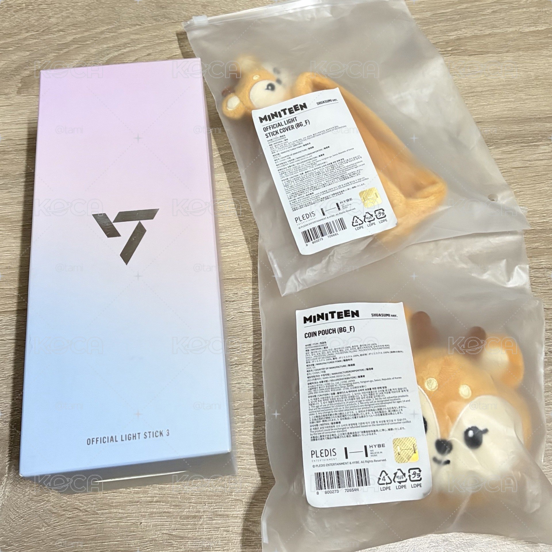 三代克拉棒、Miniteen 秀 手燈套 小盤