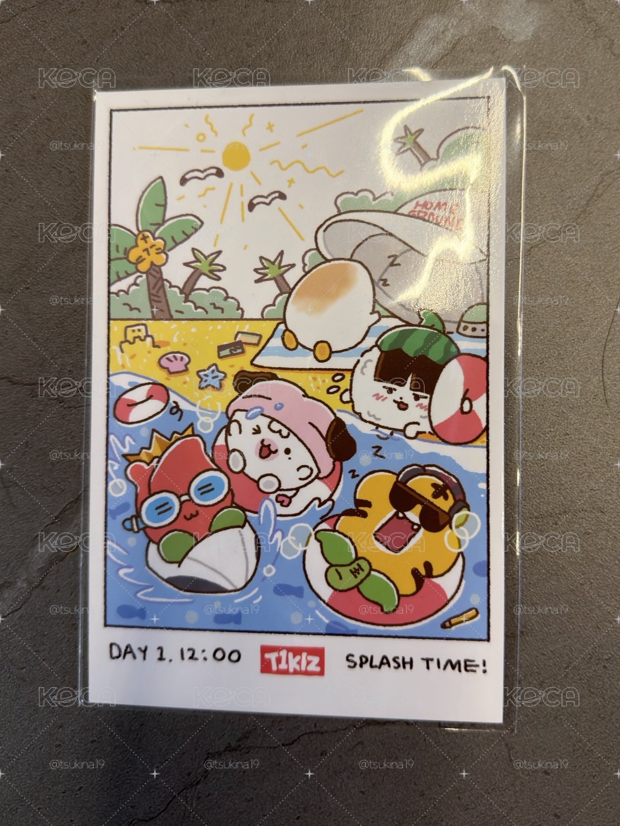 主場日 day 1 會員明信片 名信片