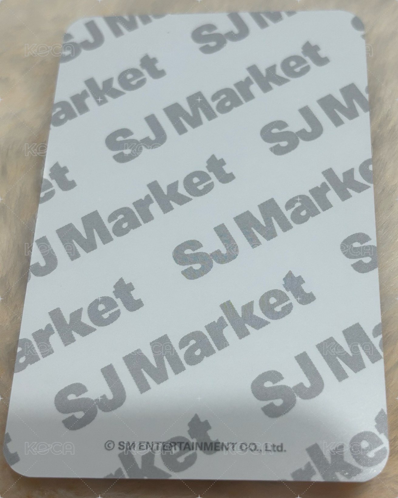 SJ MARKET 周邊卡 圍裙卡 背面