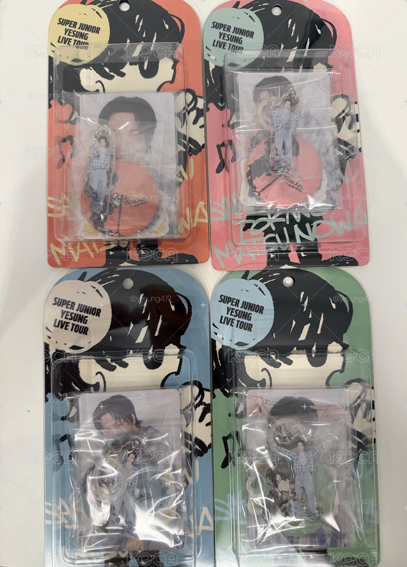 藝聲日巡 泡殼組ABCD（贈送Super Record 展覽鑰匙圈吊飾）