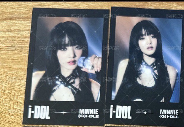 idle世巡演唱會minnie小卡一套