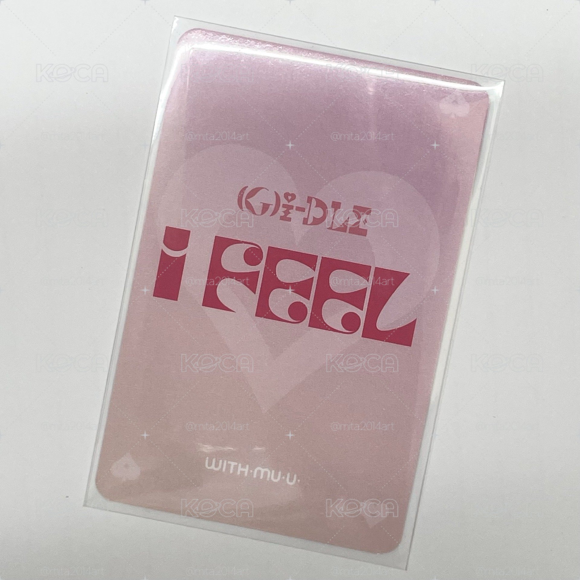 I feel wm1.0  預售特典卡妮