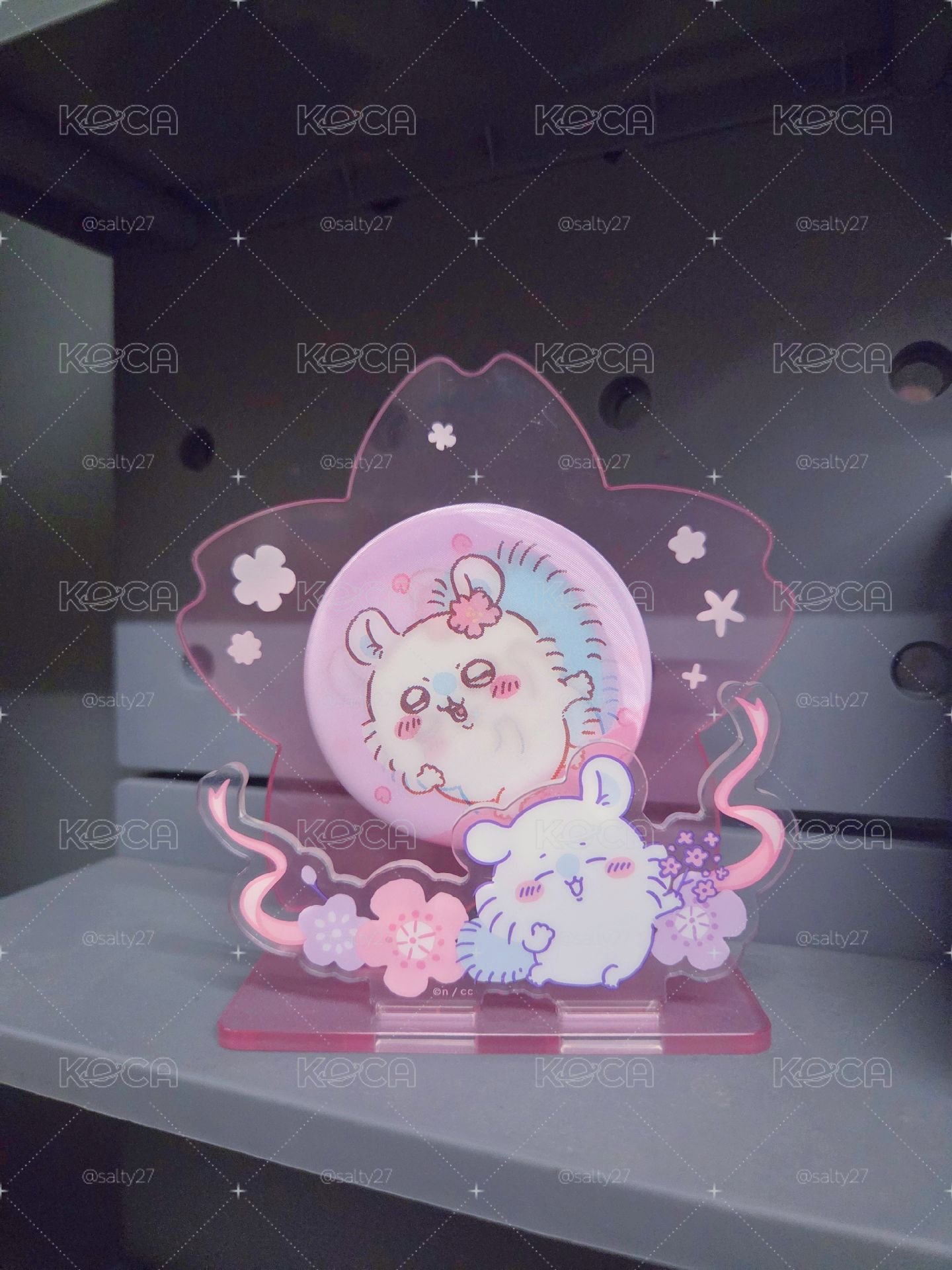 🍑櫻花桃光柵徽章&展示架🌸