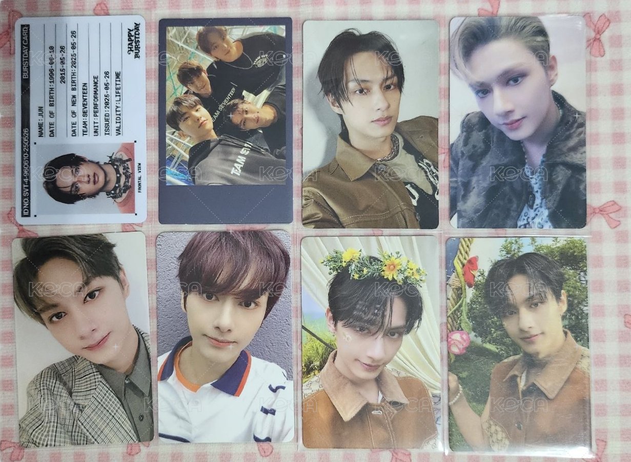 SEVENTEEN 文俊輝 專卡 周邊小卡