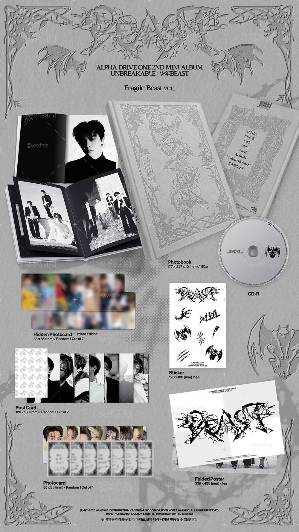 ALPHA DRIVE ONE 迷二 Fragile Beast ver.未拆專