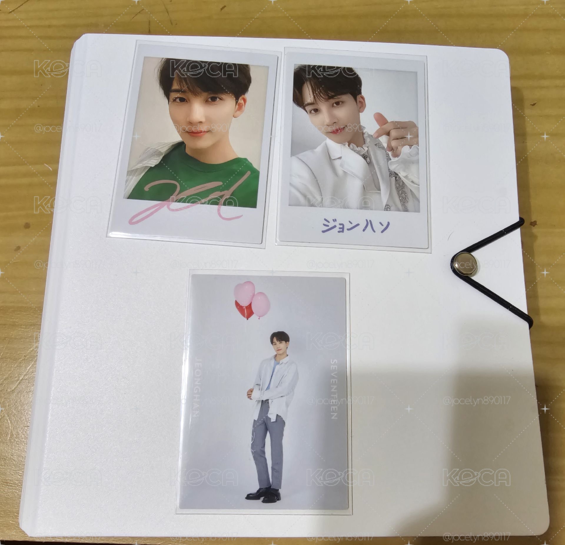 SEVENTEEN 漢秀圓俊小卡