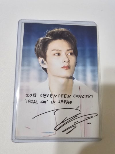 SEVENTEEN 俊輝 生寫真+小卡