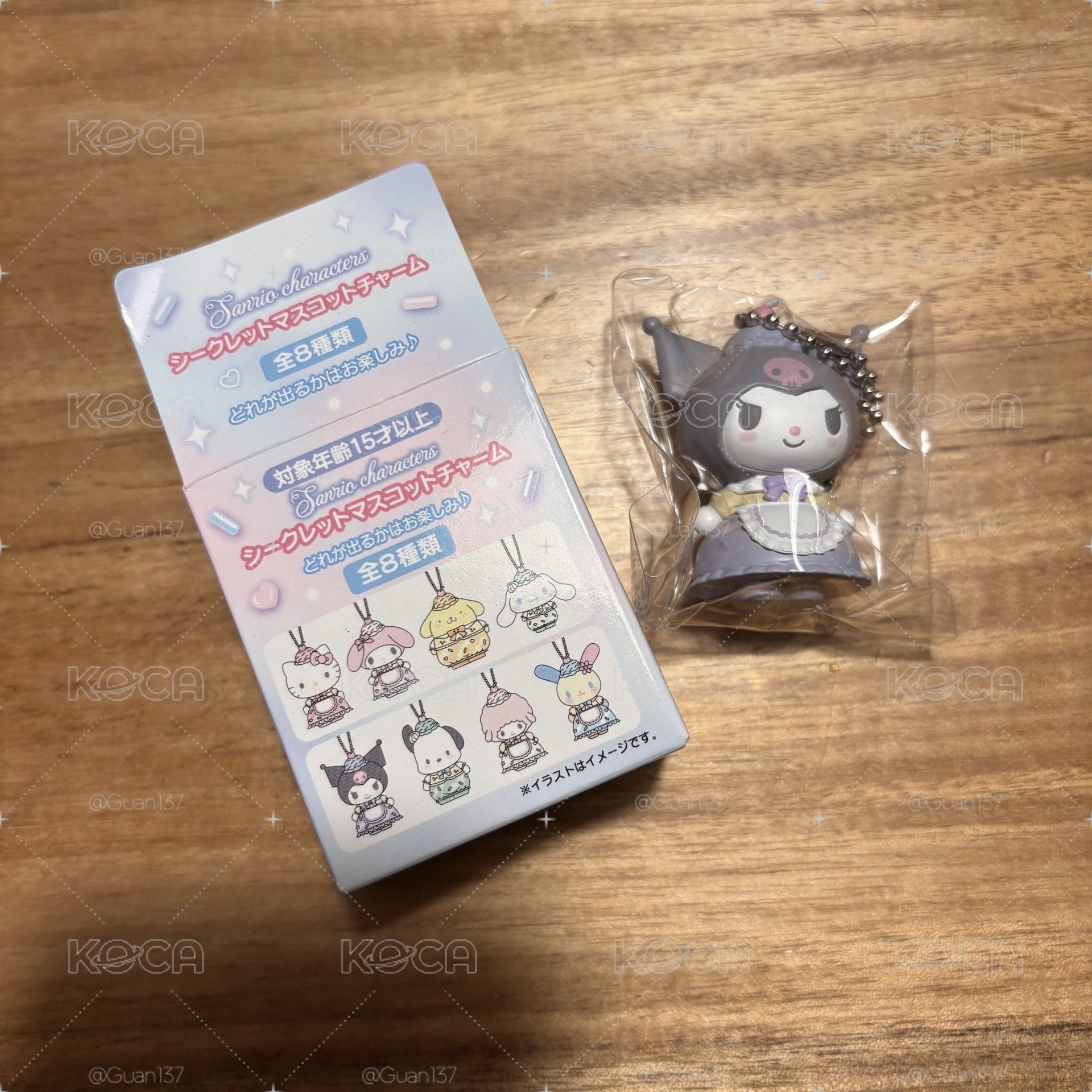 日本  Sanrio 三麗鷗  酷洛米 夢幻冰淇淋店 吊飾 盲盒