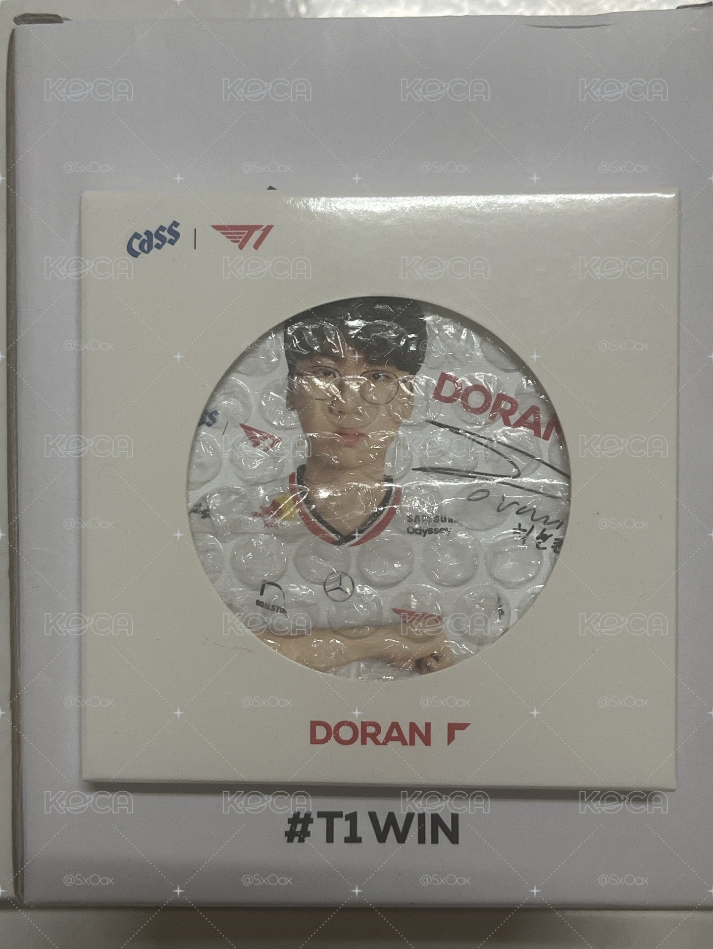 T1 Doran Cass 杯墊 2025版本