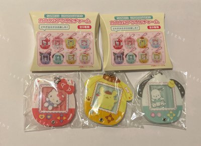 三麗鷗 電子雞系列 搖搖壓克力推活吊飾 凱蒂貓 布丁狗 帕恰狗 Hello Kitty