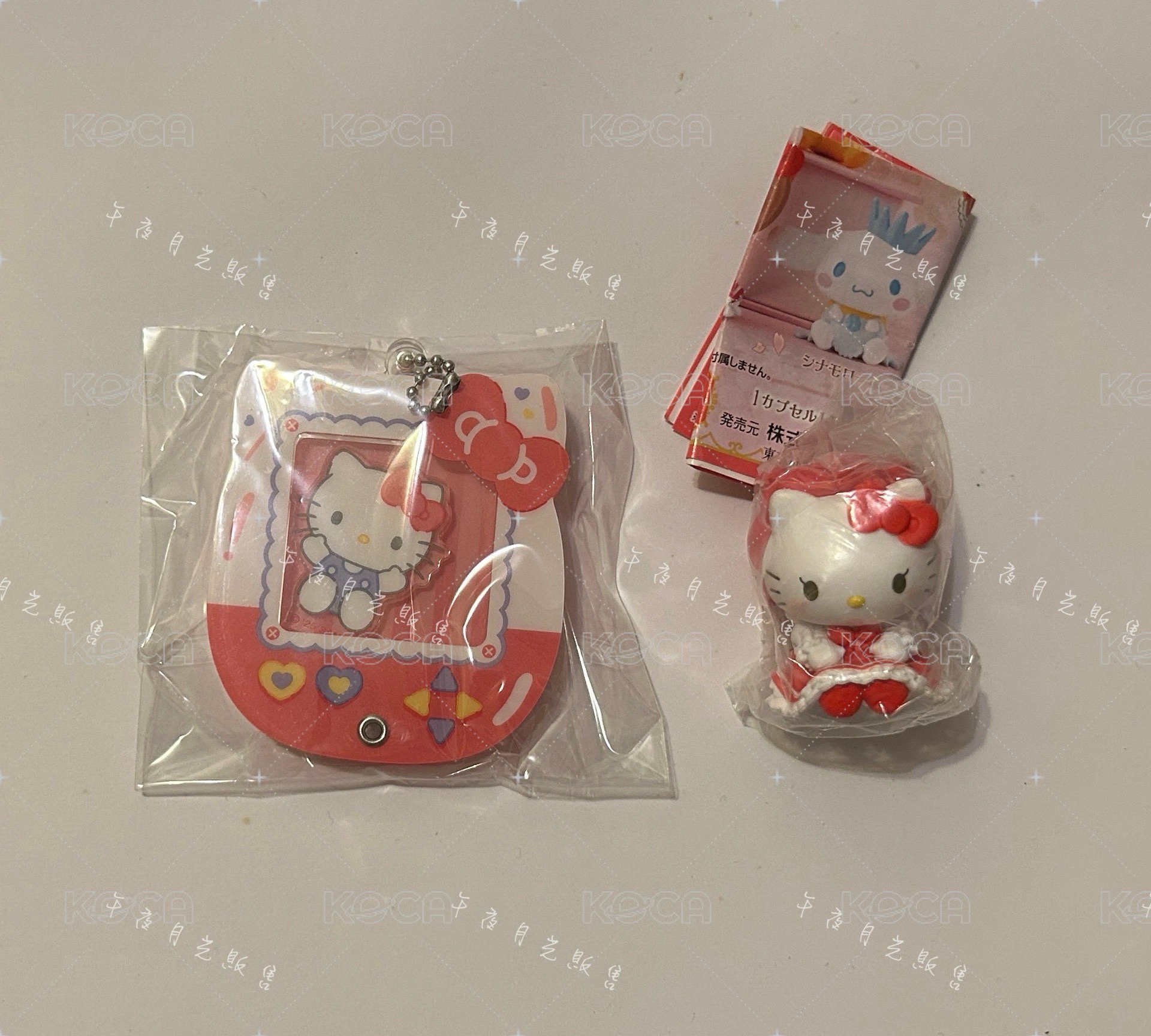 凱蒂貓電子雞搖搖+庫洛魔法使聯名扭蛋