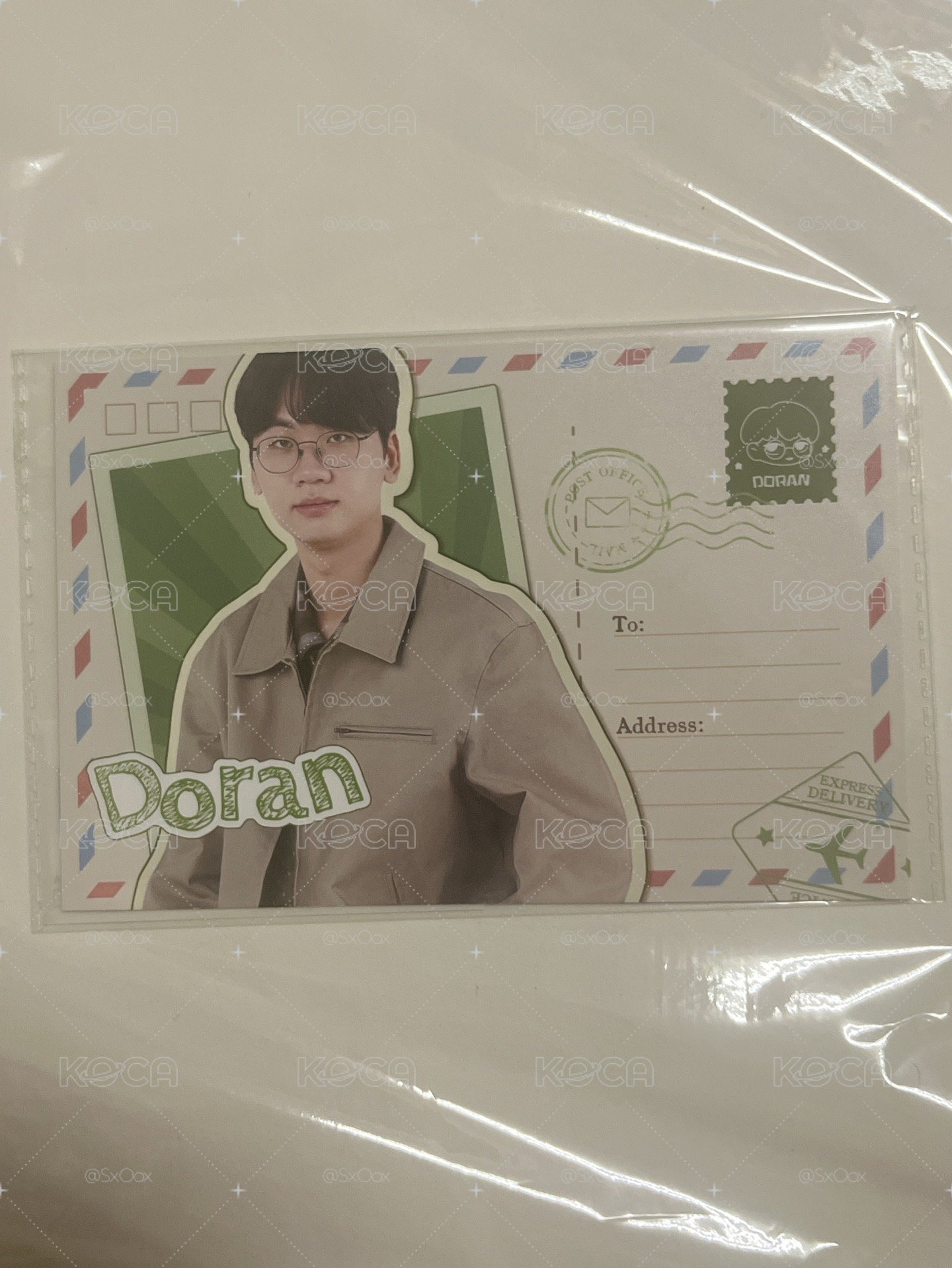 T1 Doran 2025慕娛快閃店明信片