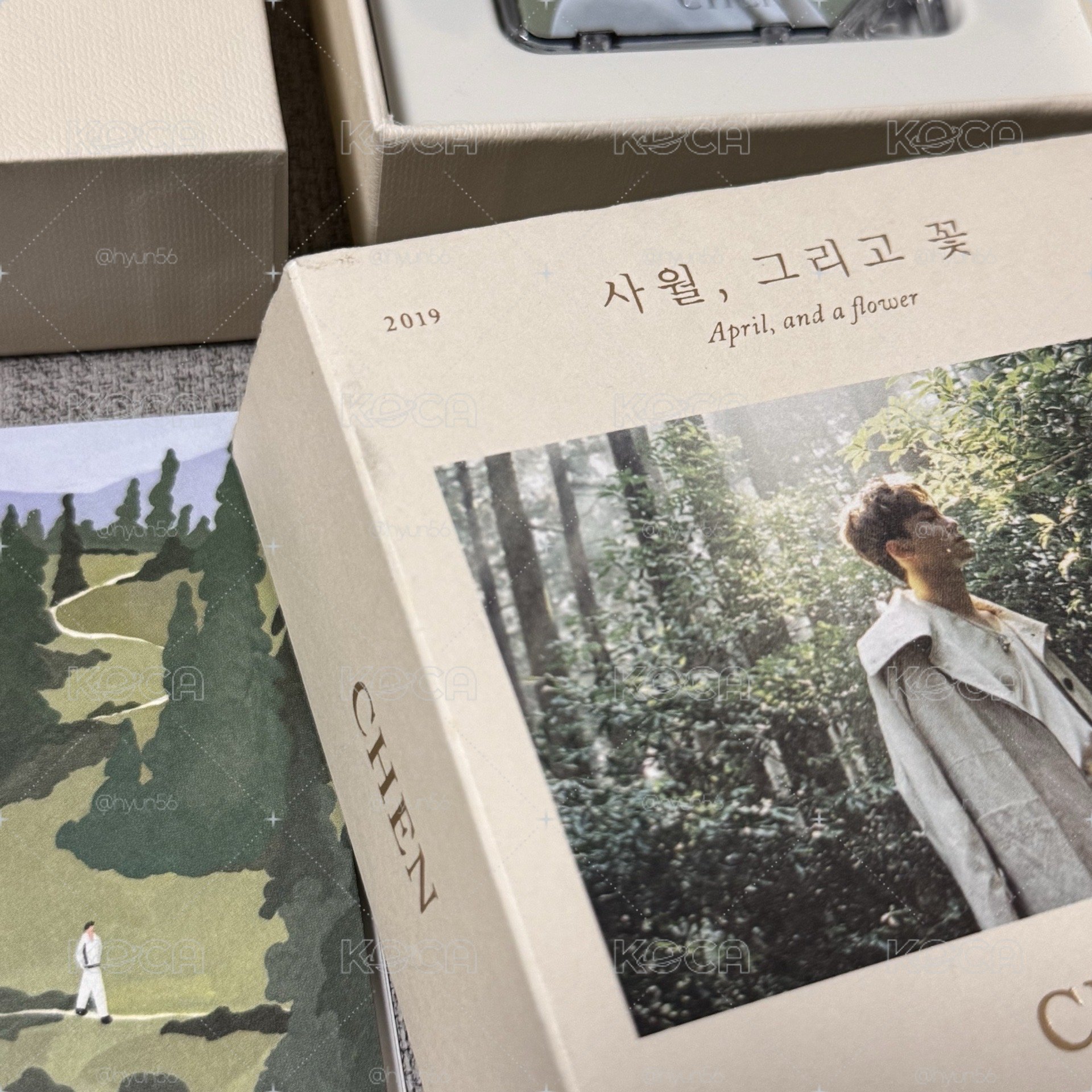 April,and a flower kit CHEN 智能專 