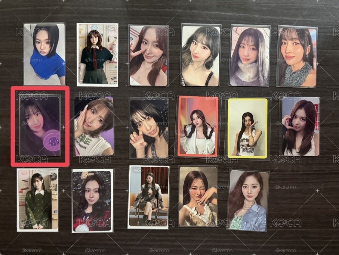 Momo JYP手燈特典卡