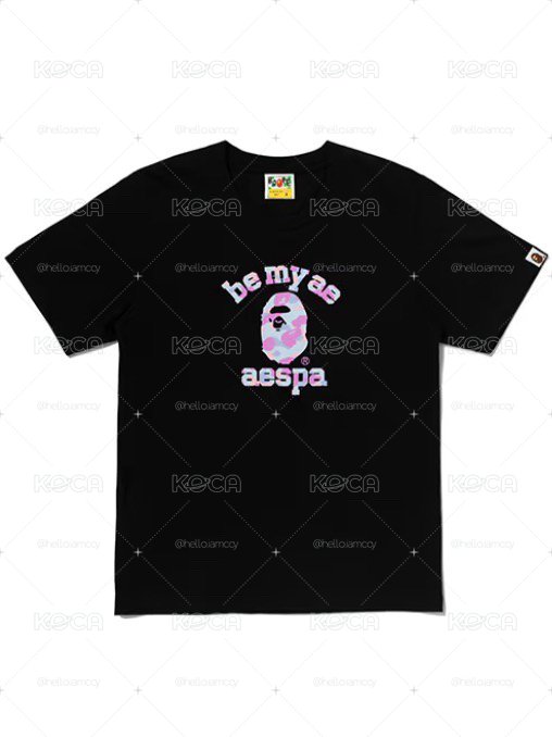 BAPE® x aespa T恤 aespa x A Bathing Ape  女M