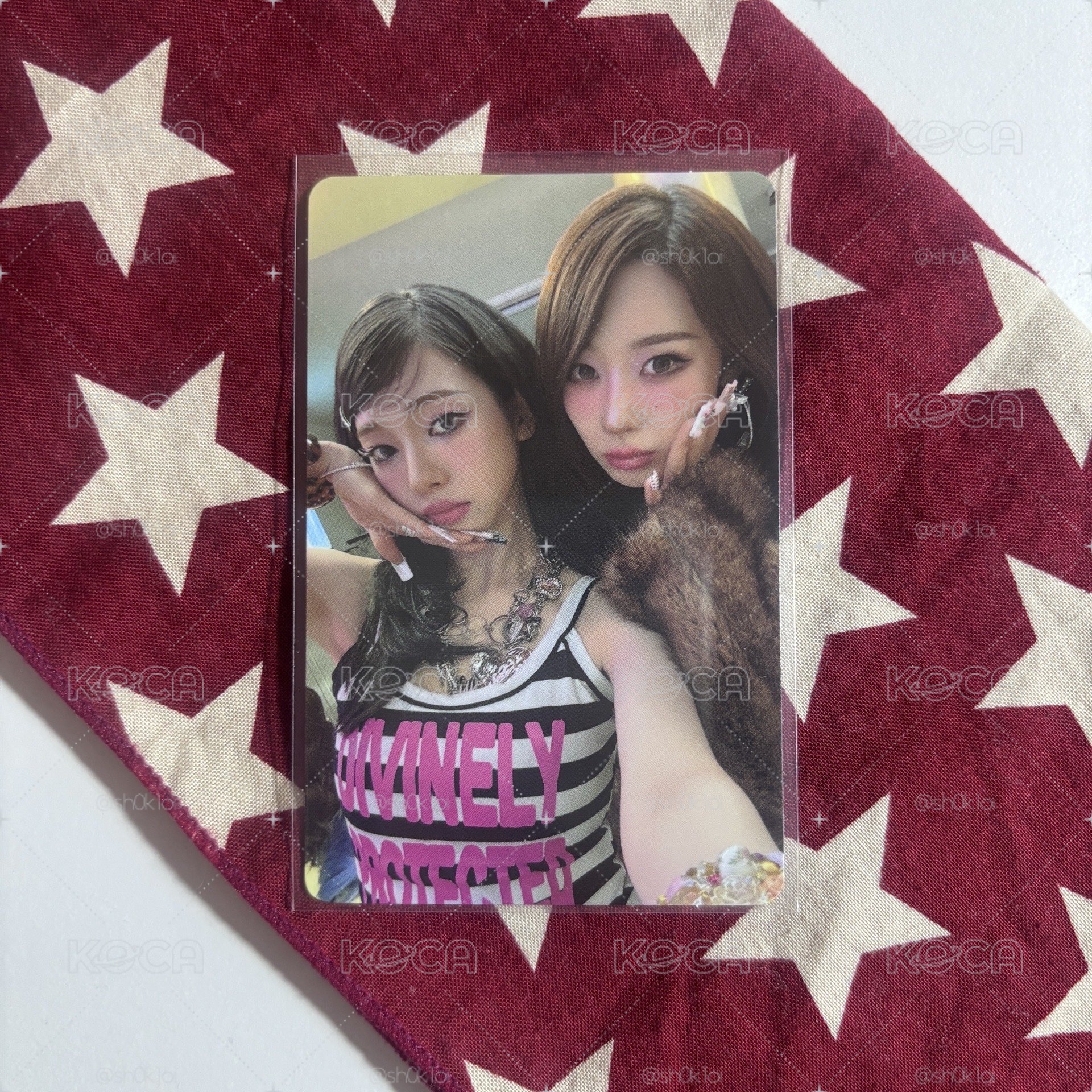 Kiss n tell 7/20 fm限定雙人卡 柚吉 ⋆.˚⊹⁺