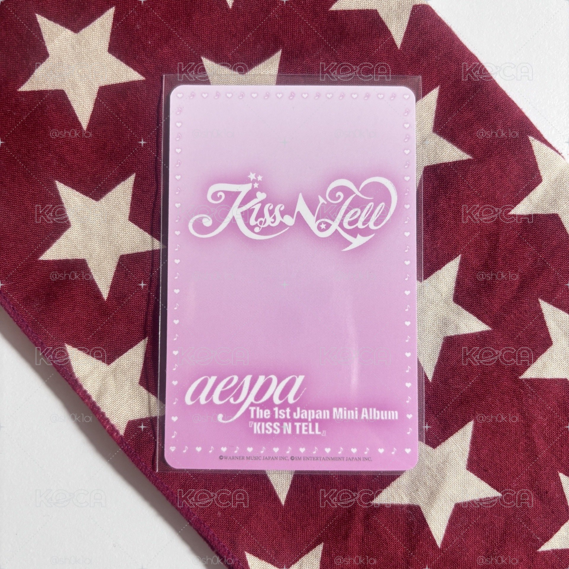 Kiss n tell 7/20 fm限定雙人卡 柚吉 ⋆.˚⊹⁺