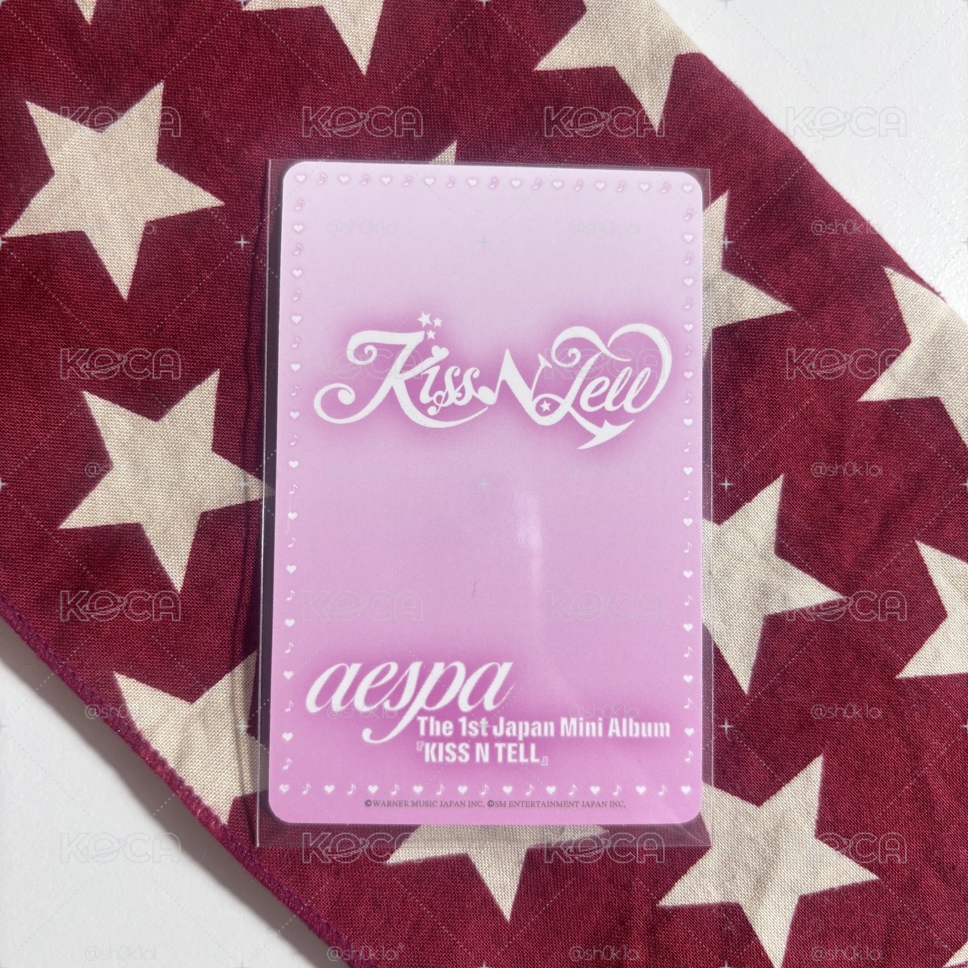 Kiss n tell 7/19 fm限定雙人卡 吉寧 ⋆.˚⊹⁺