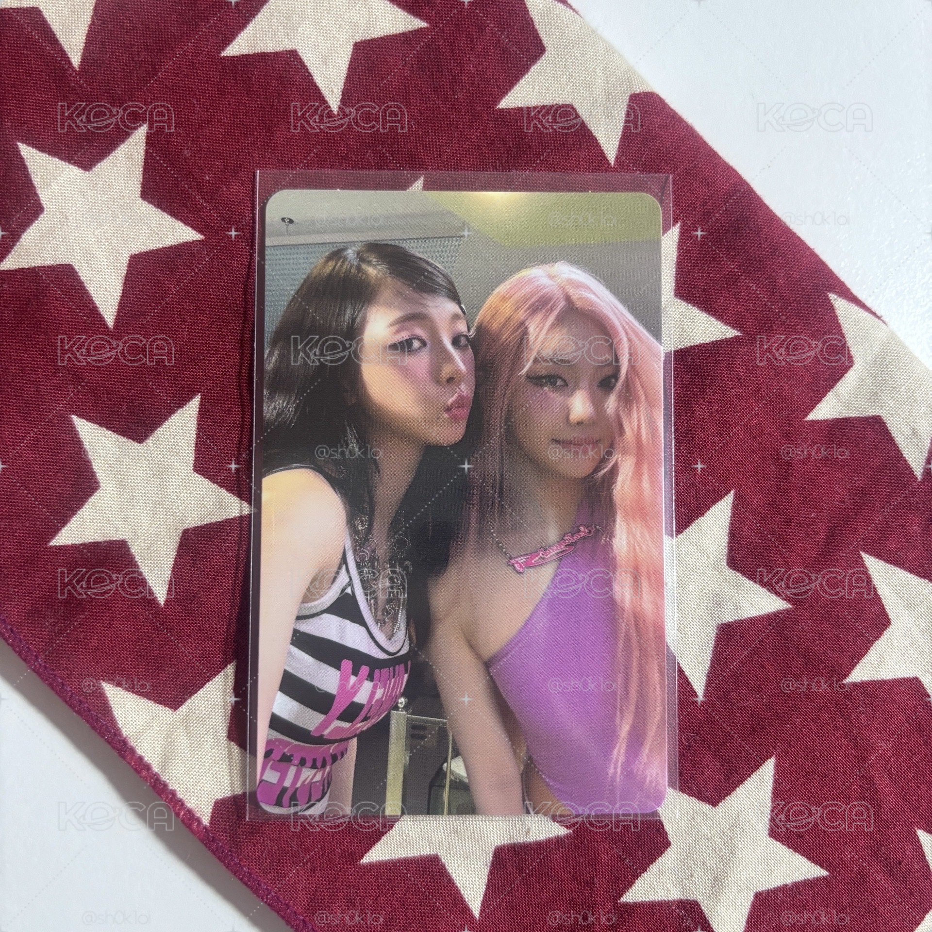 Kiss n tell 7/19 fm限定雙人卡 柚寧 ⋆.˚⊹⁺