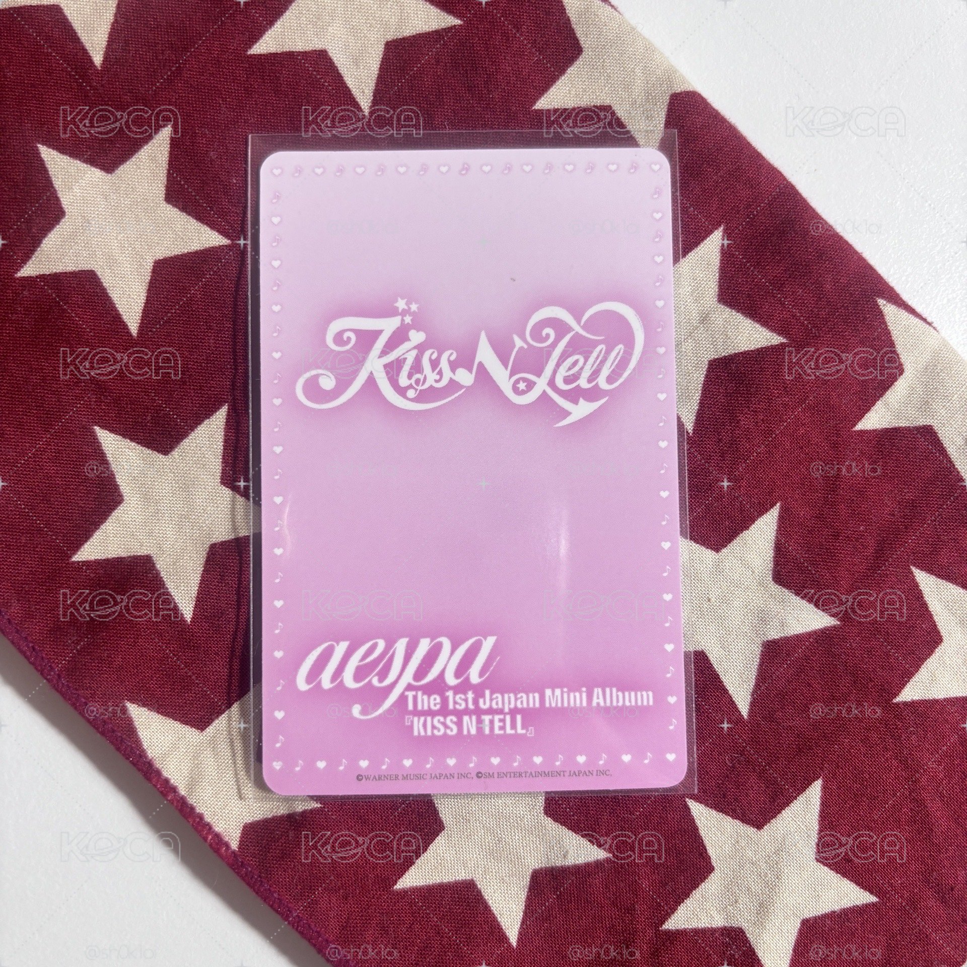 Kiss n tell 7/19 fm限定雙人卡 柚寧 ⋆.˚⊹⁺