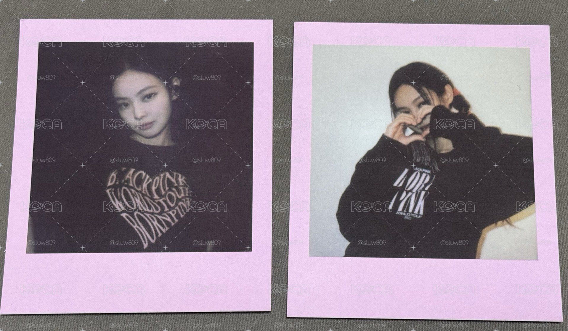 二巡周邊 jennie共兩張