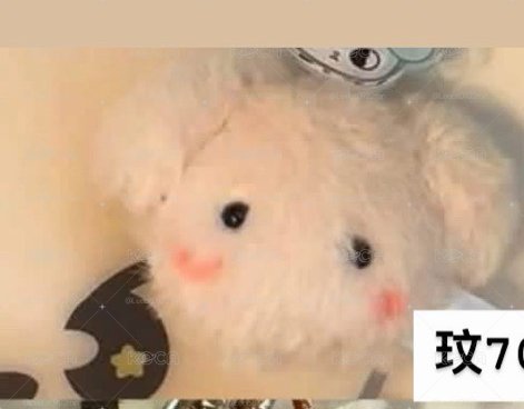 玟入場禮毛絨絨吊飾