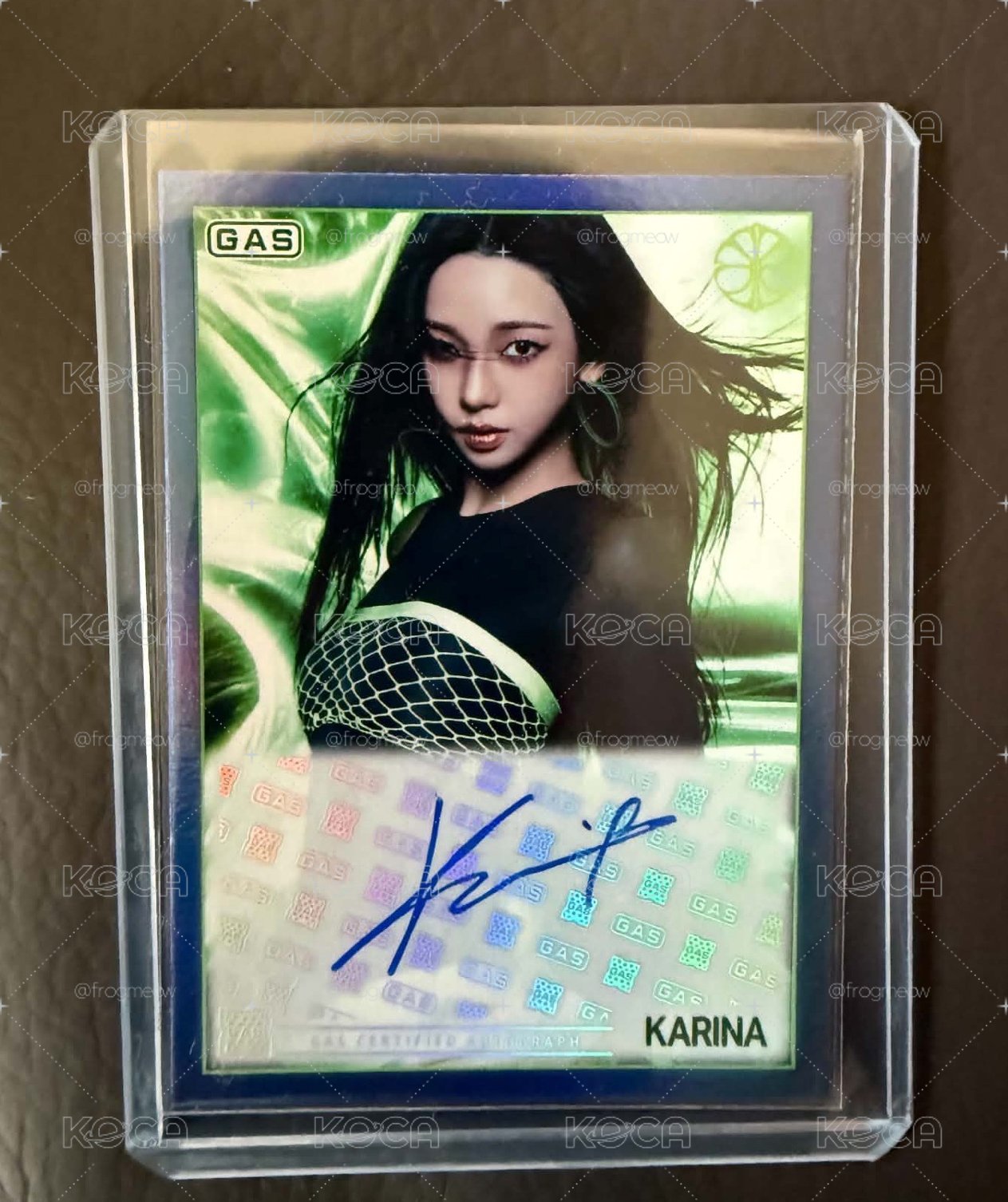 LEMONADE LA快閃 GAS  簽名卡 Karina