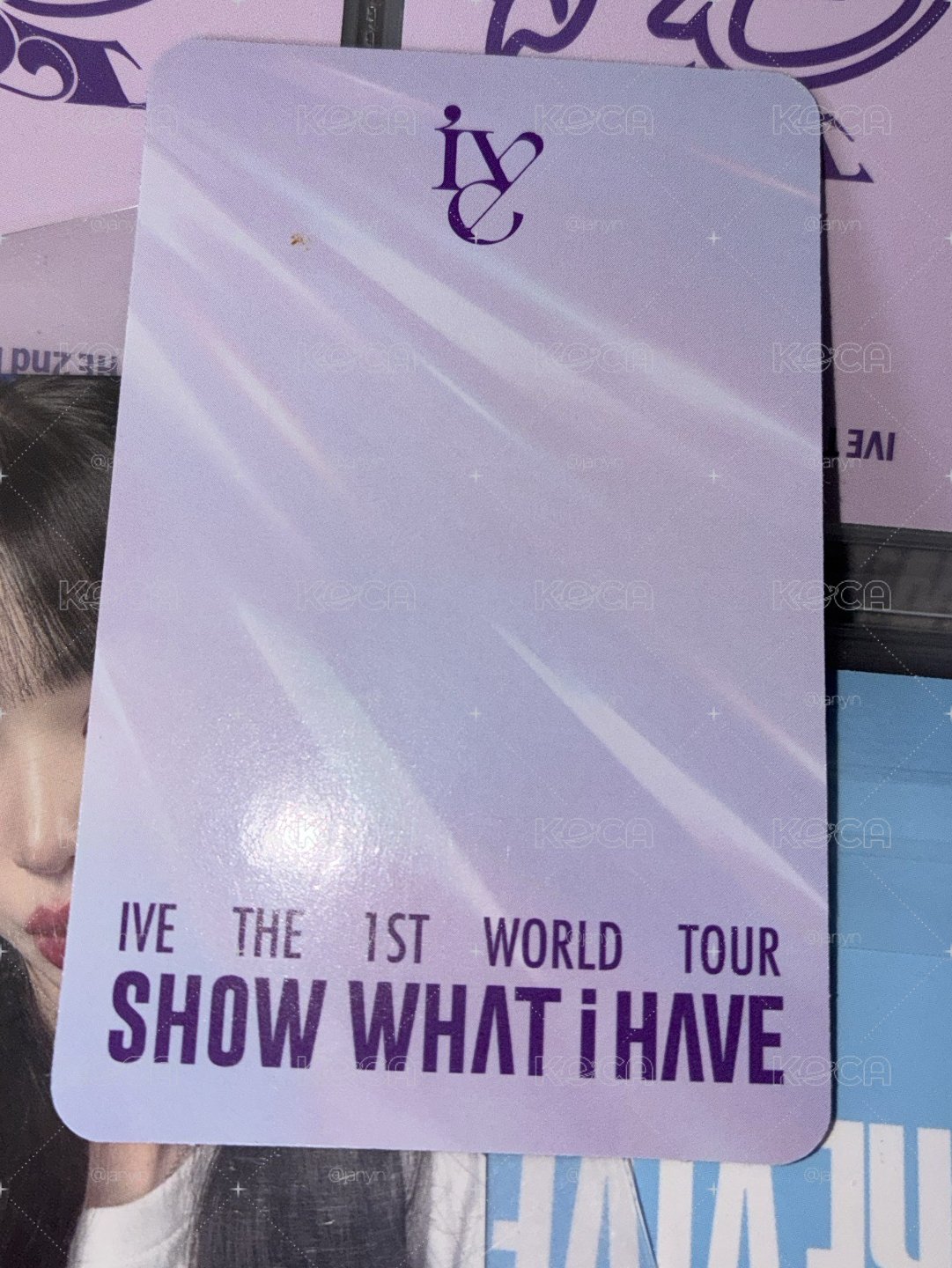 SHOW WHAT I HAVE