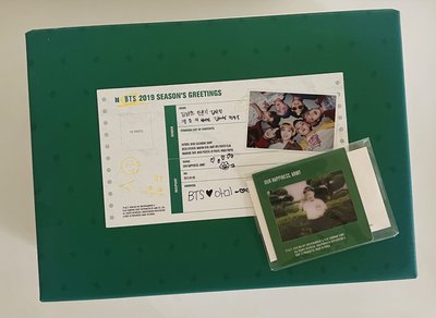 BTS JIMIN Seaon Greeting 年曆卡2019 寶寶卡