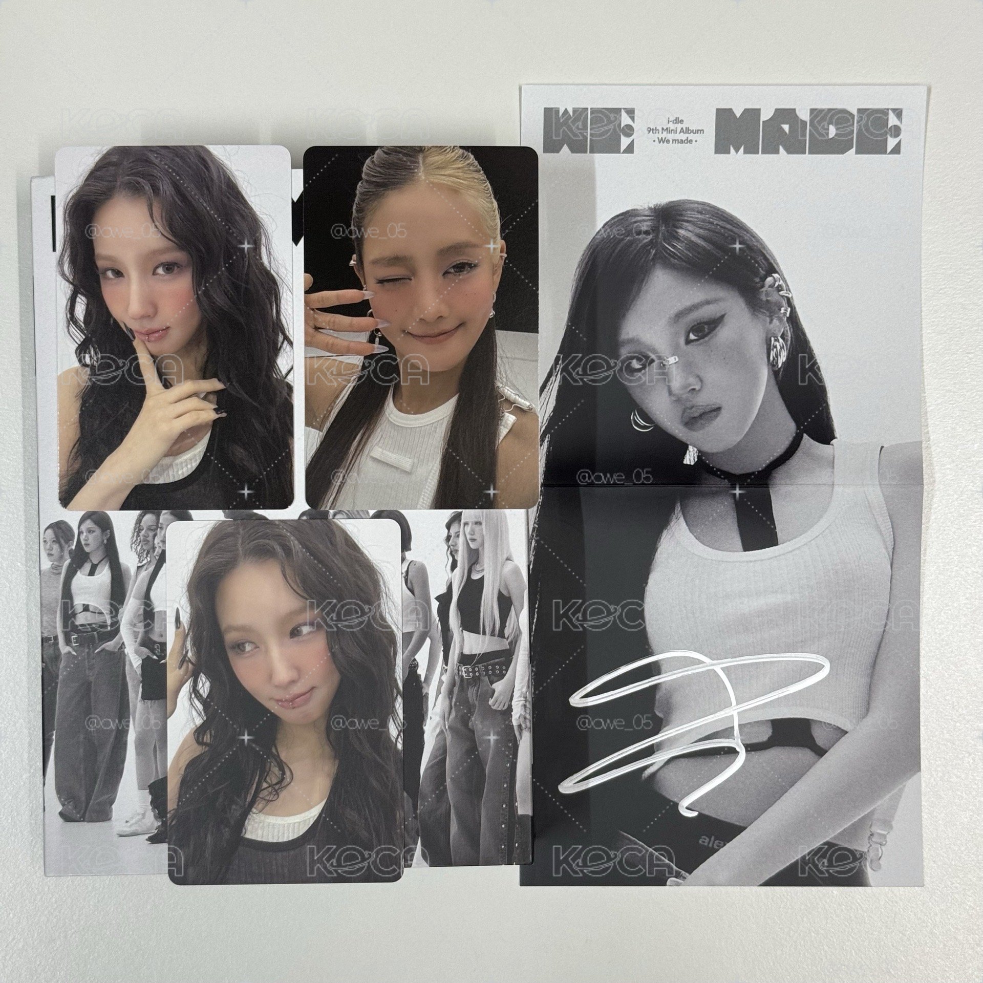 i-dle 美網親簽全專