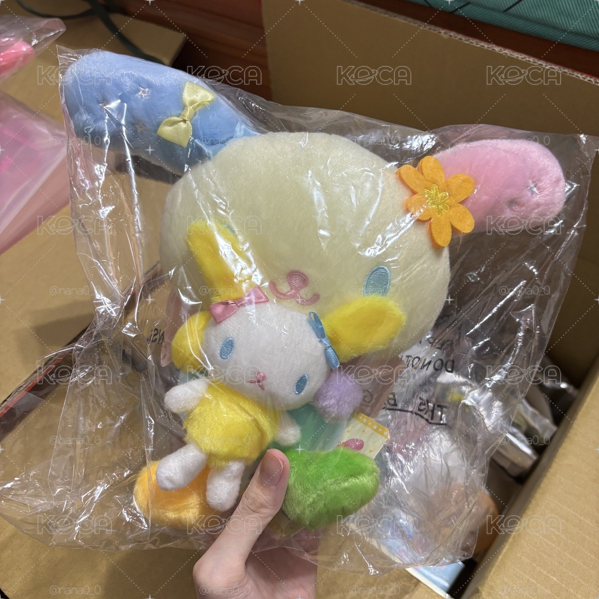 香港 三麗鷗 花小兔 娃娃