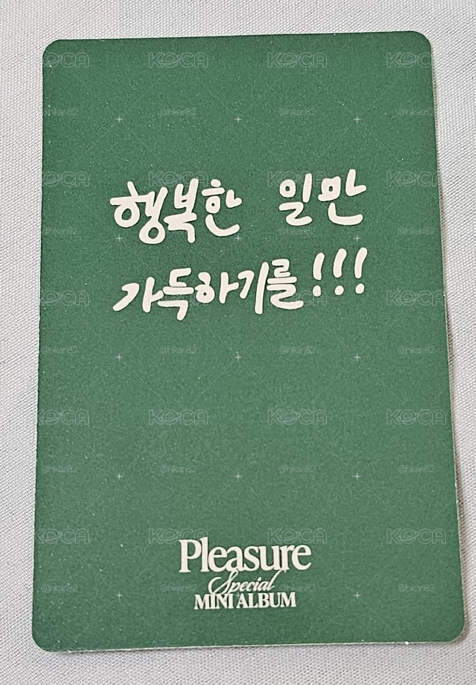 TREASURE SPACIAL MINI ALBUM PLEASURE PARK JEONGWOO 🐺