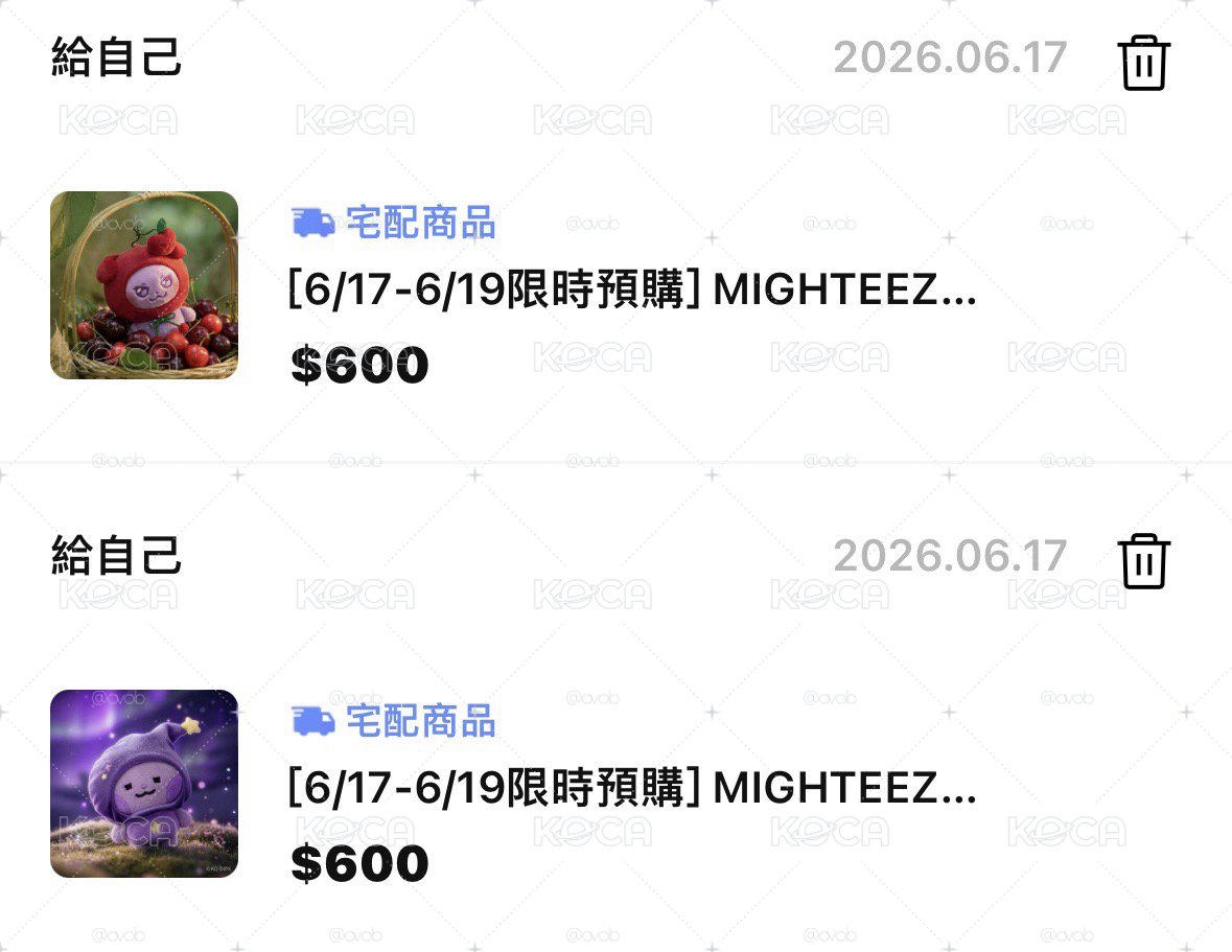 mighteez 水果精靈、天氣精靈Saniyo