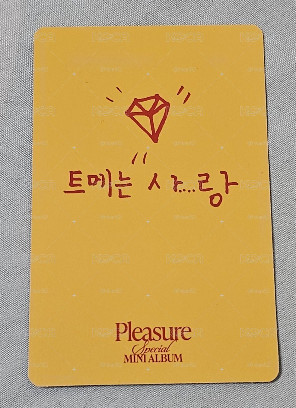 TREASURE SPACIAL MINI ALBUM PLEASURE DOYOUNG 🐰