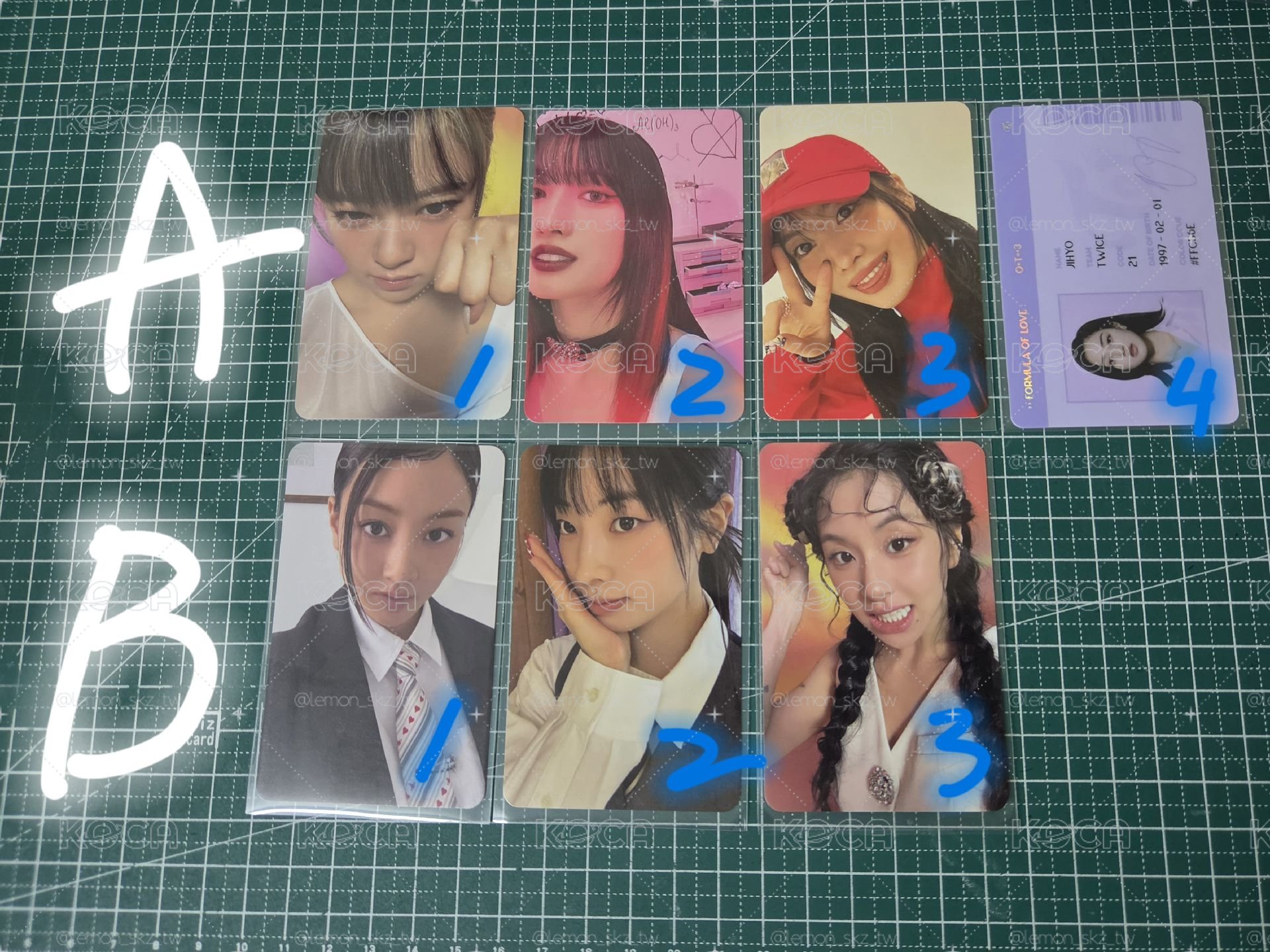 TWICE 專輯卡區（損）