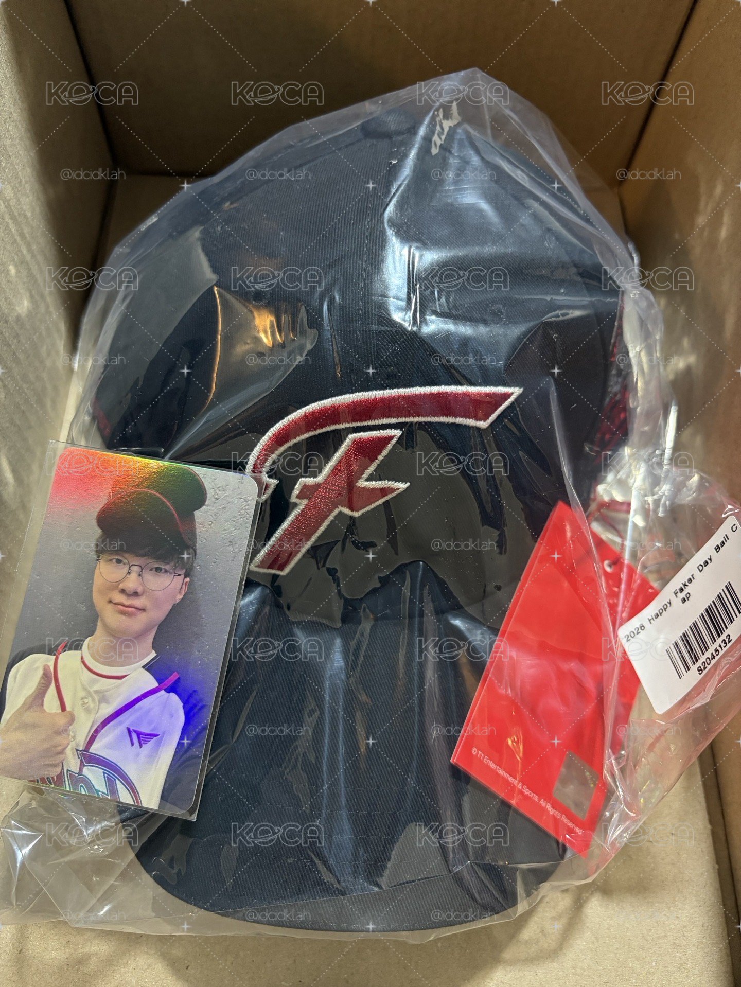 現貨💕 T1 Faker生日周邊 帽子含卡