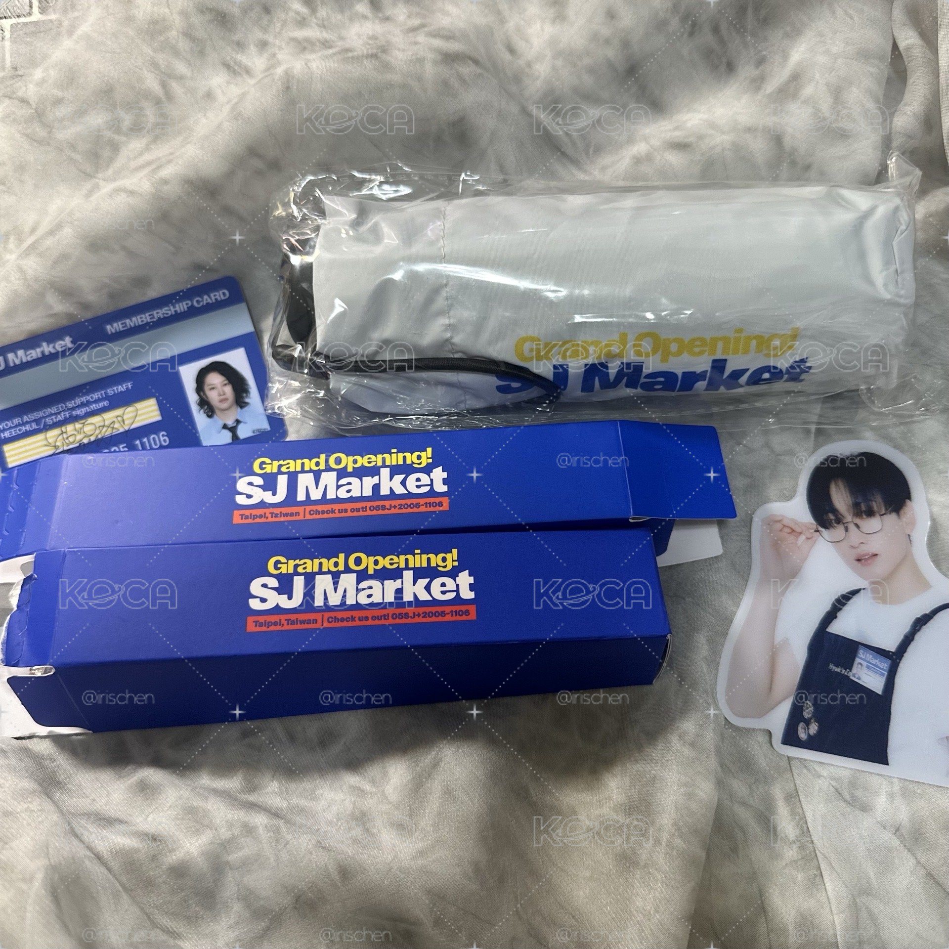 （現貨速出已降價）SJ Market 雨傘/筆/銀赫透卡/希澈入場卡