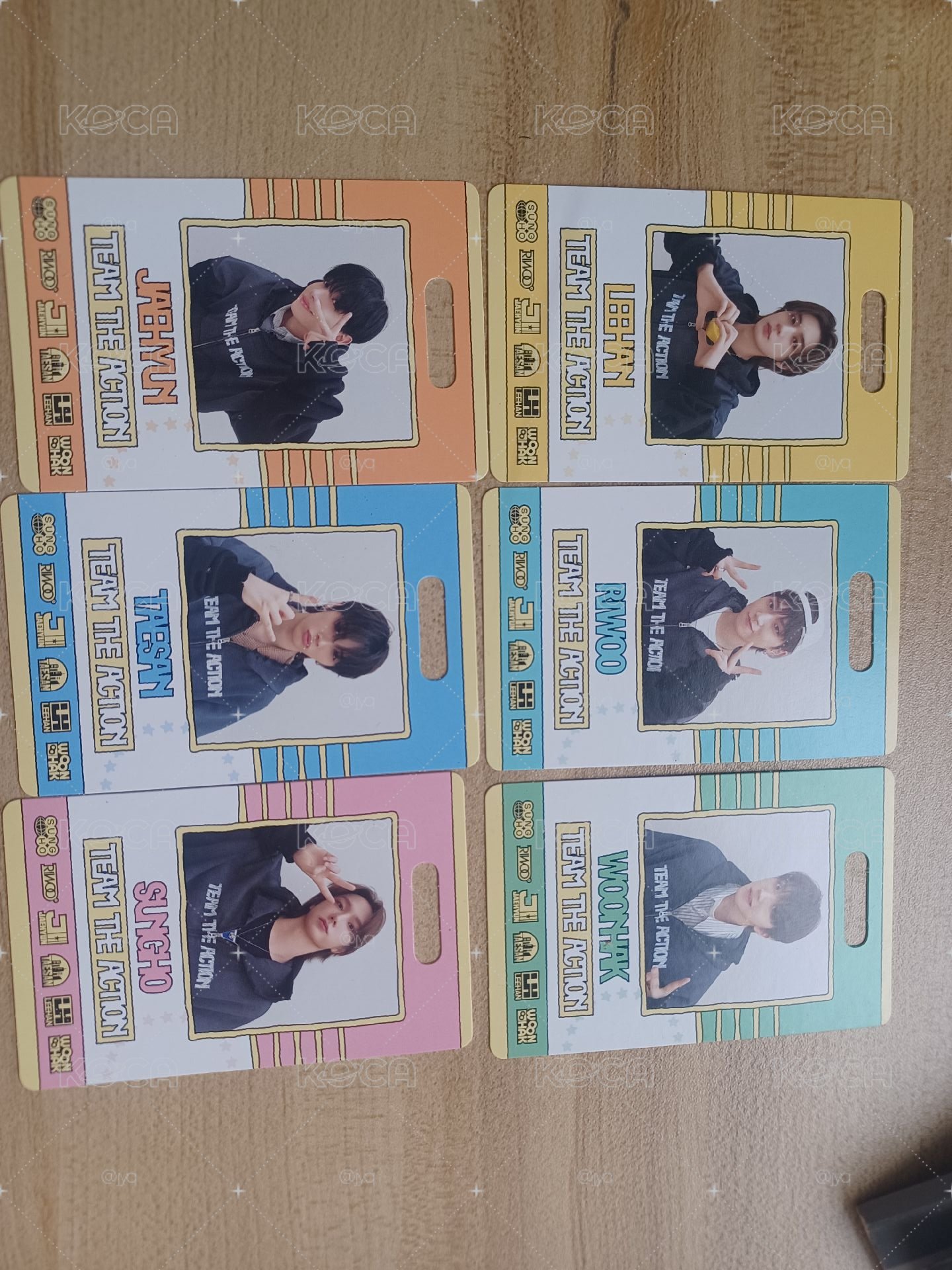 boynextdoor全員專輯卡