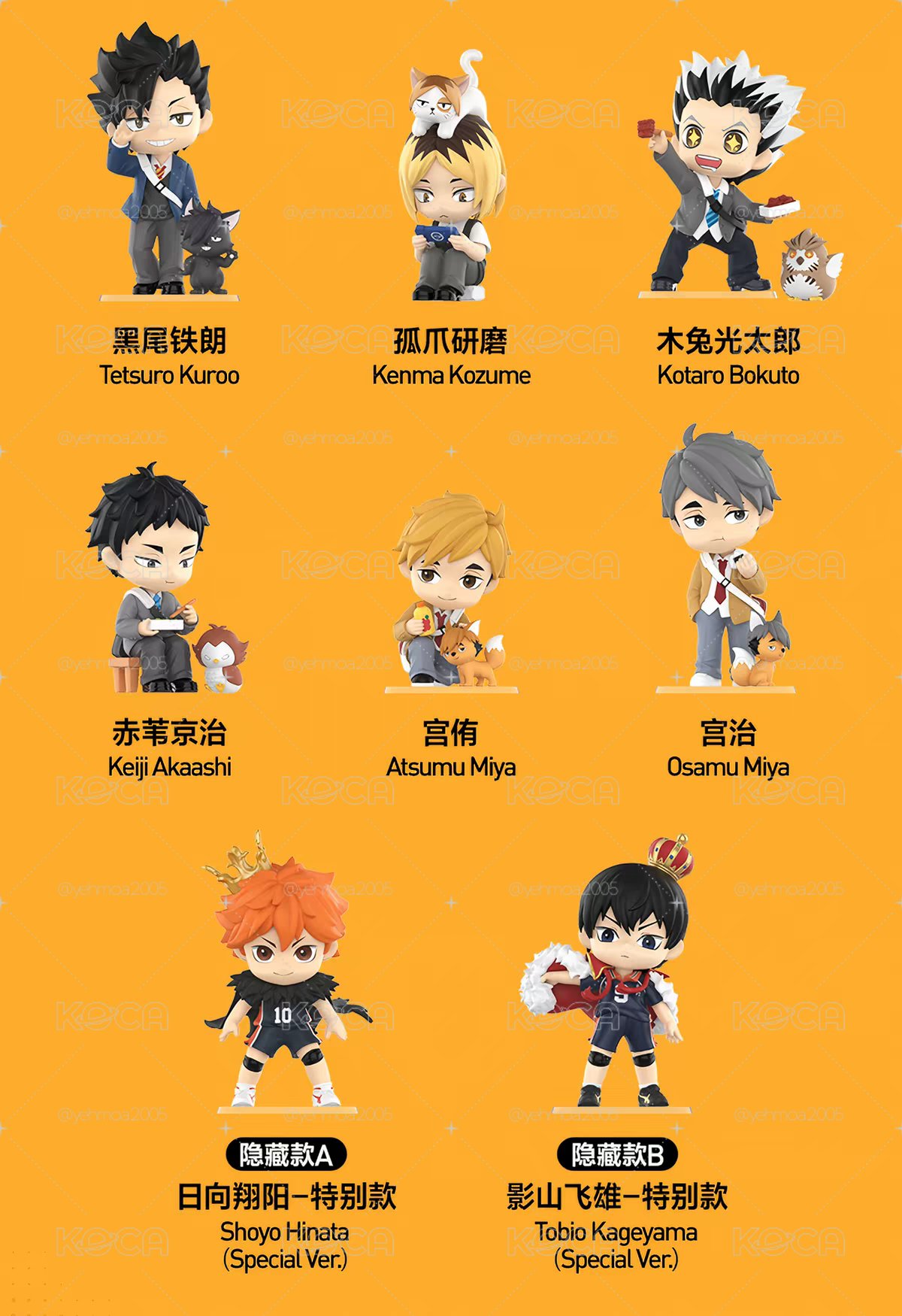 （預購）排球少年公仔盲盒未拆