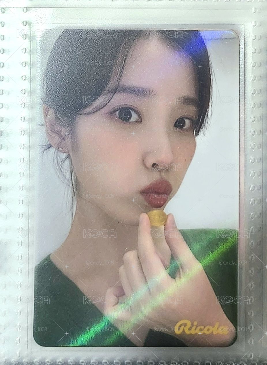 IU 利口樂 全家 代言小卡