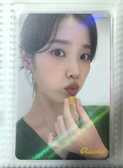 IU 利口樂 全家 代言小卡