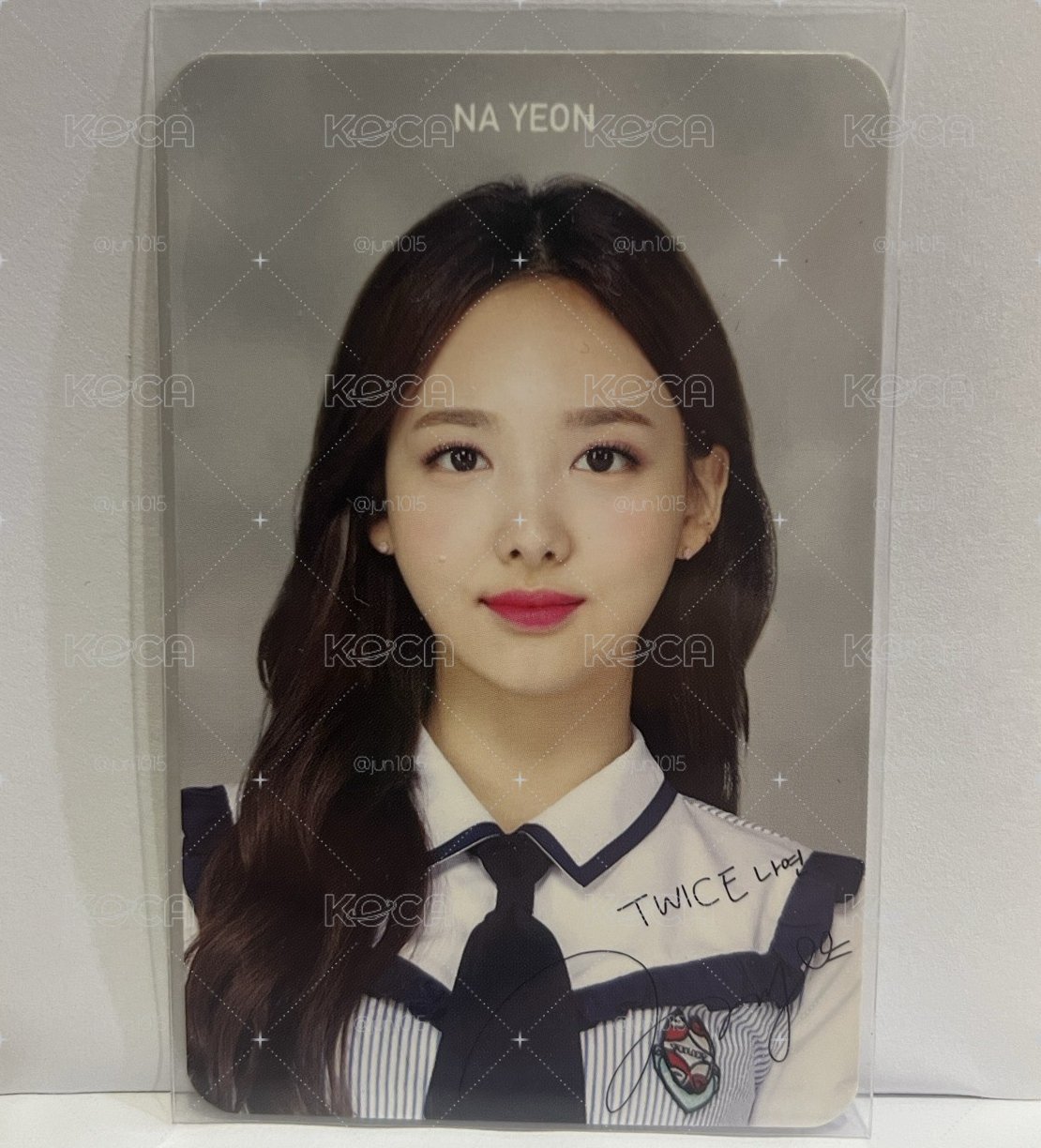 娜璉 Skoolooks 代言卡 一代、二代校服卡