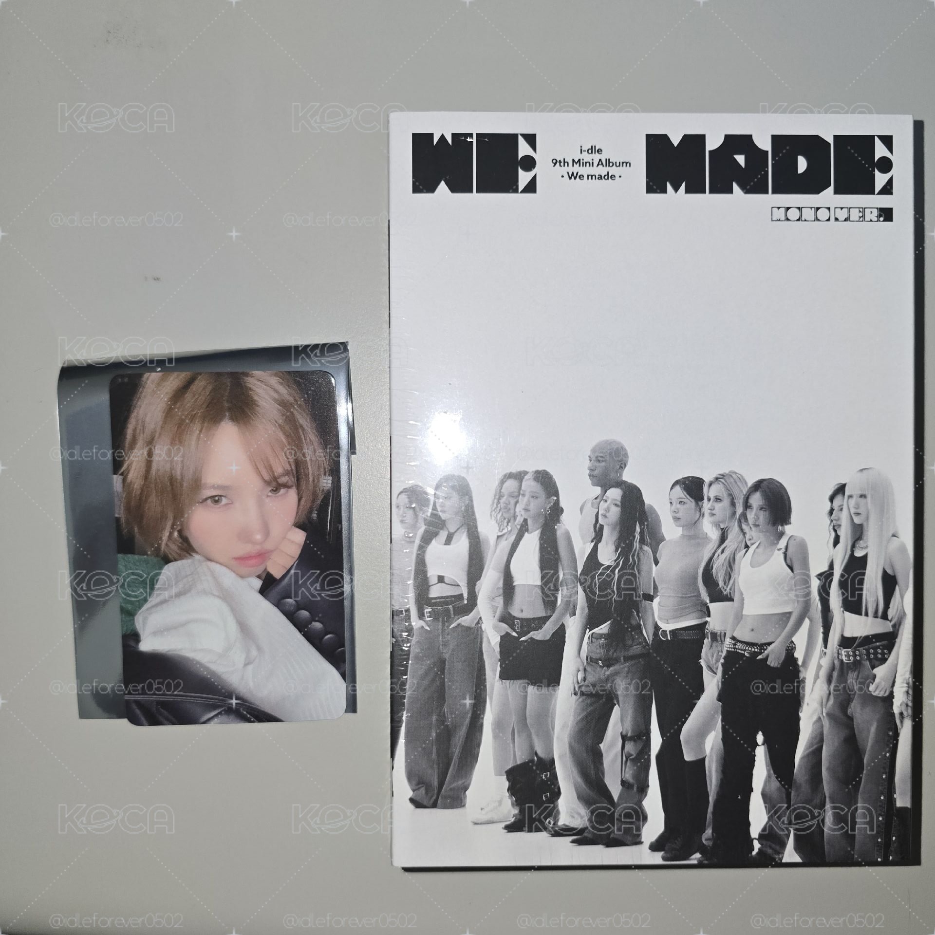 i-dle 迷九 We Made 橫濱場 日咖特典卡 小娟