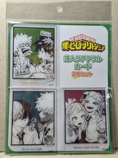 JUMP SHOP 金箔壓克力 透明卡 